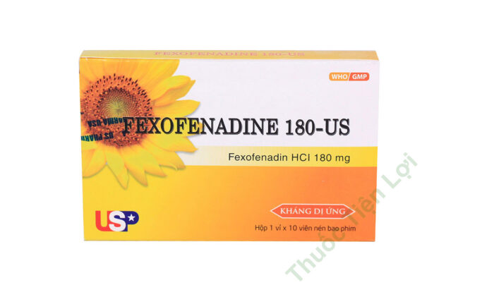 Fexofenadin 180Mg USP (H/10V)