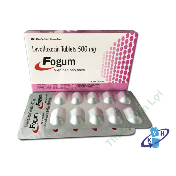 Fogum Levofloxacin 500Mg - Stallion Pharm (H/10V)