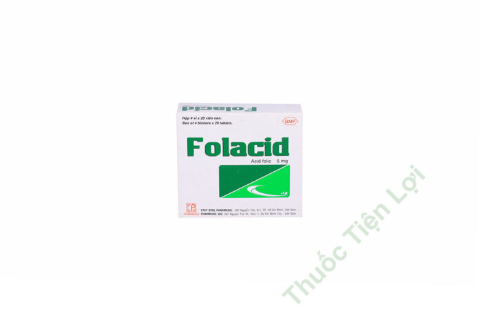 Folacid Acid Folic 5Mg Pharmedic (H/80V)