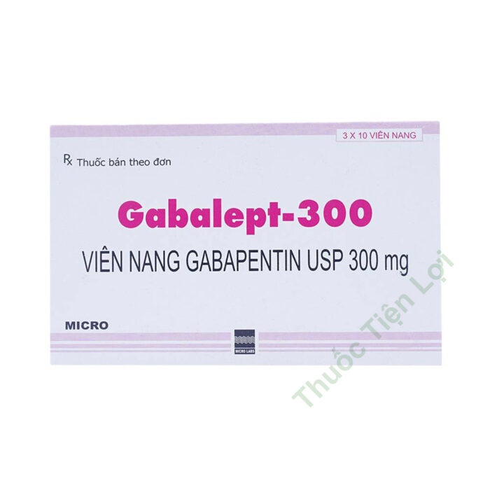 Gabalept Gabapentin 300Mg Micro (H/30V)