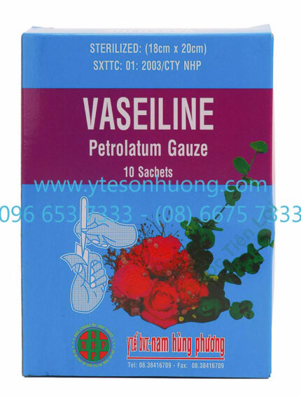Gạc Vaseline Petrolatum Gauze - Nam Hùng Phương (H/10M)