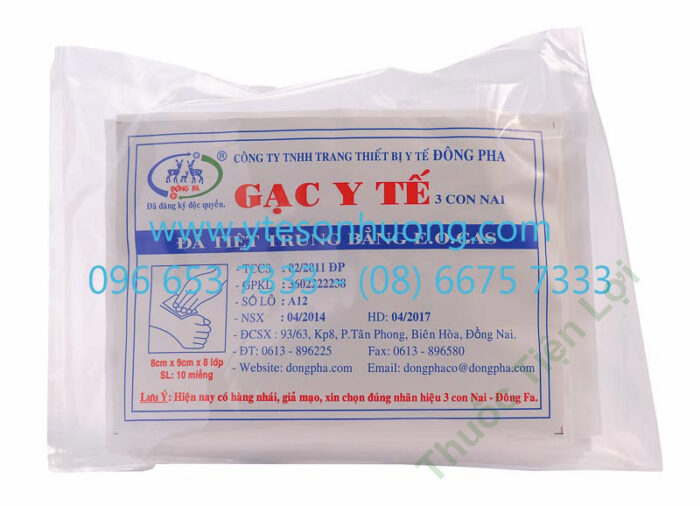 Gạc Y Tế 5X6CM Dongphaco (Nhỏ)