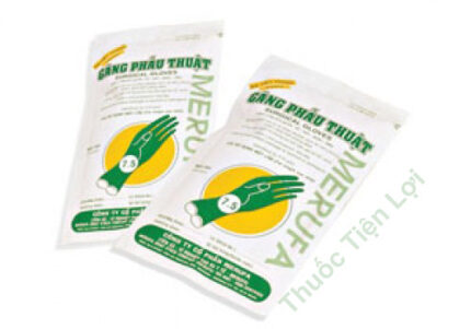 Găng Tay Phẫu Thuật Tiệt Trùng Merufa 7.5 (CặP)