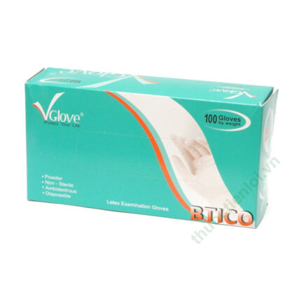 Vglove - Găng Tay Y Tế Có Bột H/100 Cái Size S