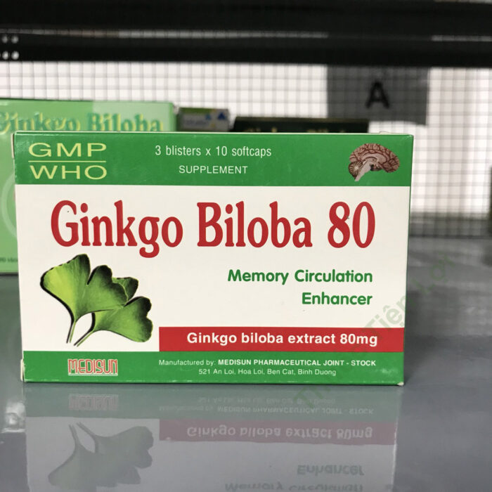 Ginkgo Biloba 80 Medisun (H/30V)