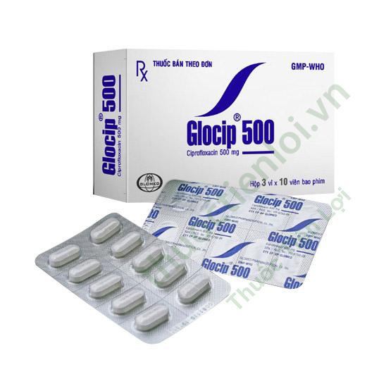 Glocip 500 h/30 viên 1 Glocip 500 h/30 viên