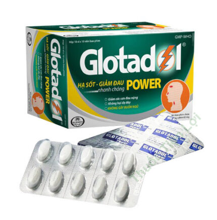 Glotadol Power (Hộp/ 100 Viên)