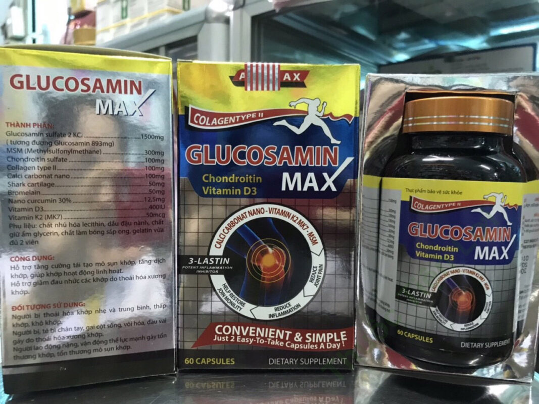 Glucosamin Max (c/60v) Thuốc Tiện Lợi