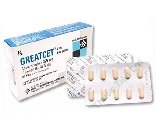 Greatcet Tramadol/Acetaminofen - Korea United Pharm (H/30V)