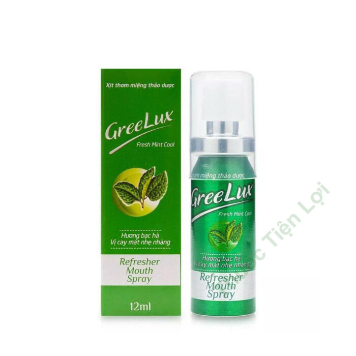 Greelux Fresh Mint Cool (C/12ML) (Xanh Lá)