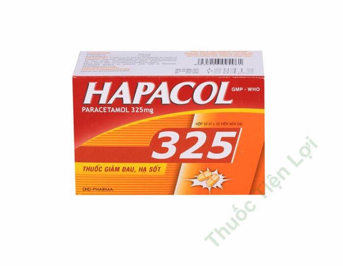 Hapacol 325Mg Hộp DHG (H/100V)