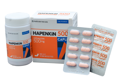 Hapenxin Cephalexin 500Mg Tablets DHG (c/100v)