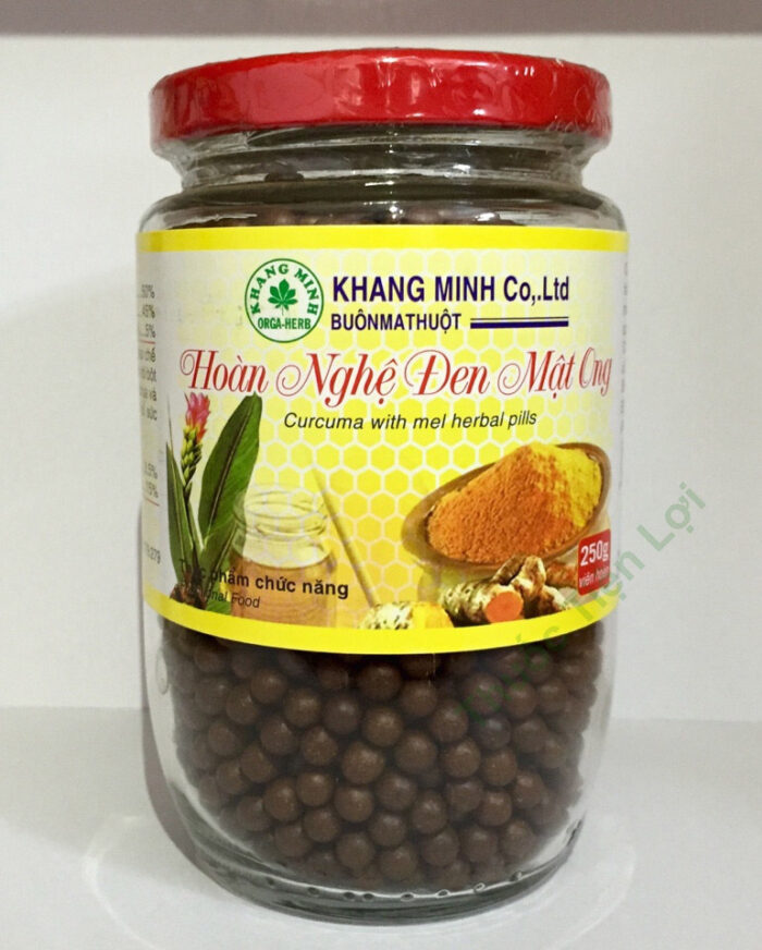 Hoàn Nghệ Đen Mật Ong - Khang Minh (1C/120G)