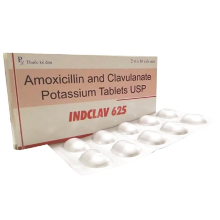 Indclav 625Mg Amoxicillin USP (h/20v)