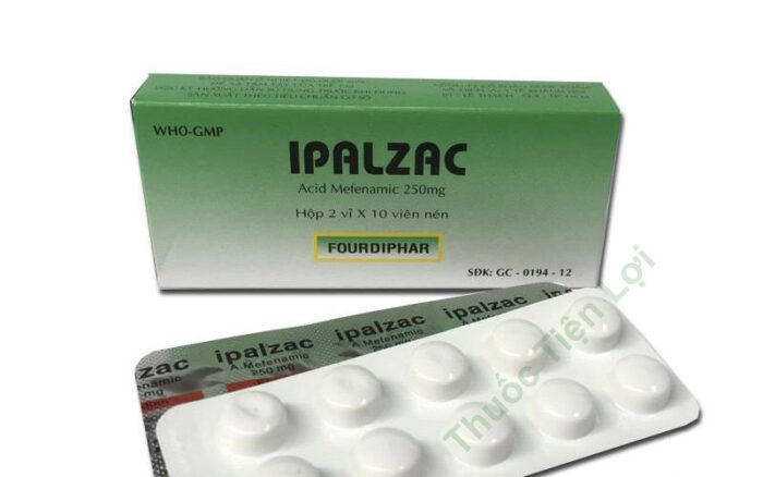 Ipalzac Mefenamic 250Mg Khánh Hội (h/20v)