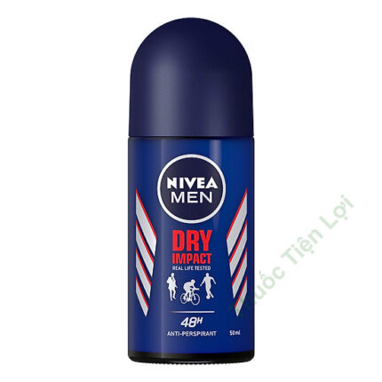 Dry Impact Real Life Tested Nivea Men (C/50ML) (Nam) Lăn Khử Mùi
