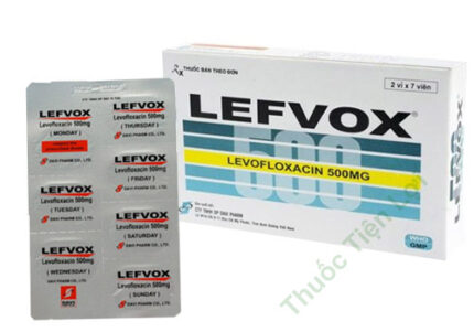 Lefvox Levofloxacin 500Mg Davipharm (h/14v)