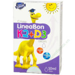 Lineabon K2+D3 Siro Bổ Sung Vitamin Tăng ChiềU Cao Cho Bé Ergopharm C/10ML