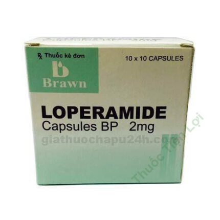 Loperamide 2Mg Brawn (h/100v) (Ấn)