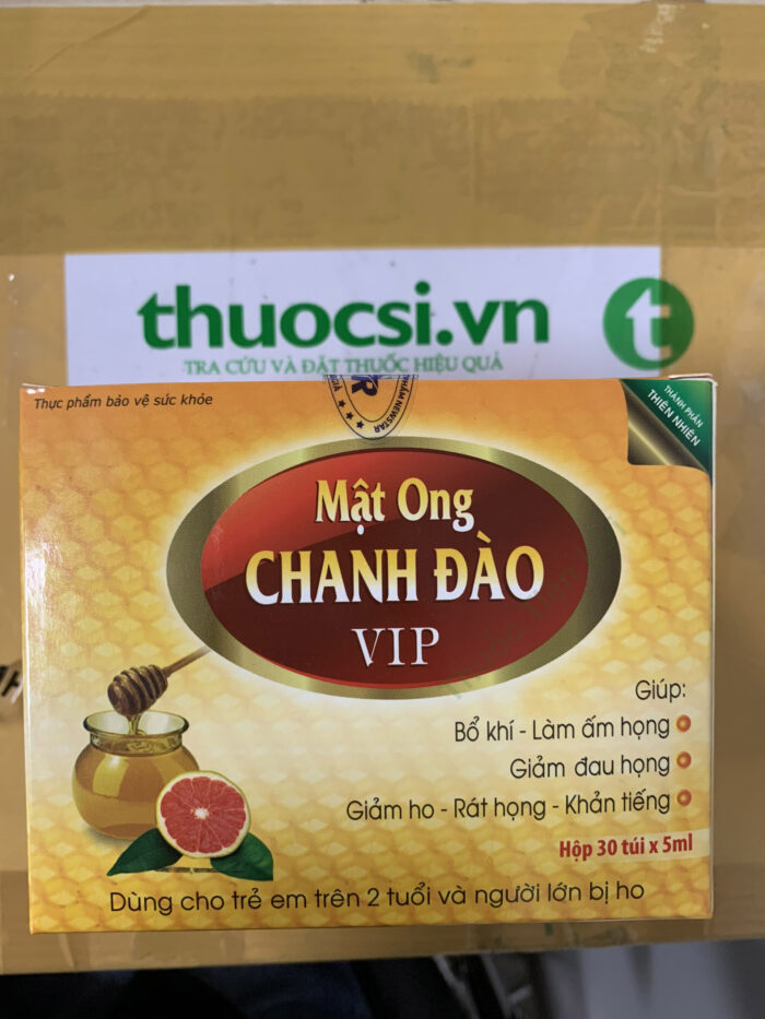 Mật Ong Chanh Đào Vip Siro (H/30G/5ML)