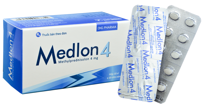 Medlon 4 Methylprednisolon 4Mg - DHG (h/100v)