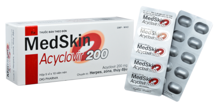 Medskin Acyclovir 200Mg DHG (h/50v)