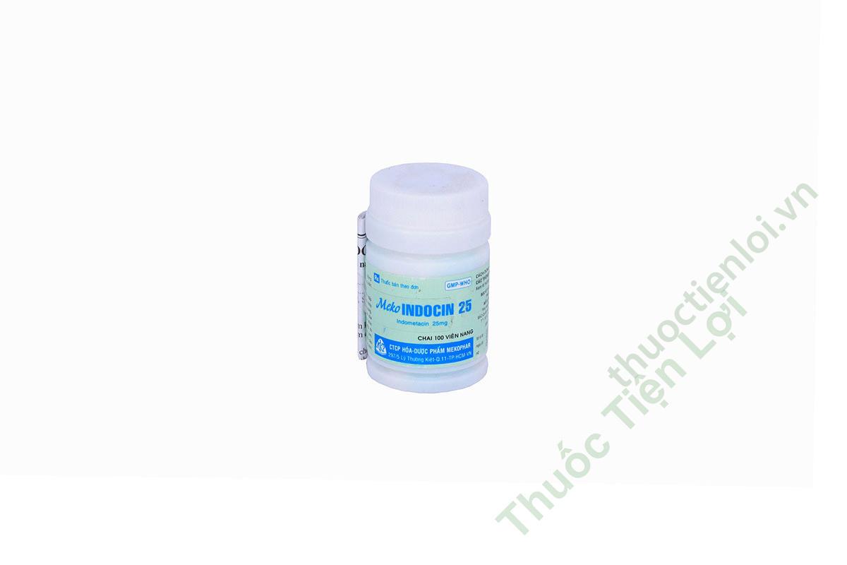 Mekoindocin Indometacin 25Mg Mekophar (C/100V) 1 Mekoindocin Indometacin 25Mg Mekophar (C/100V)