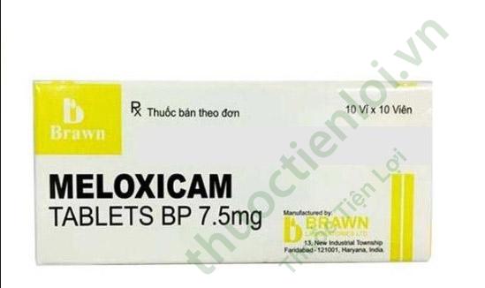 Meloxicam Tablets B 7 Meloxicam Tablets B 7.5Mg Brawn (H/100V)
