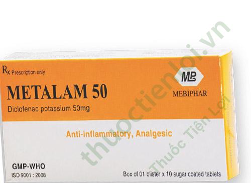 Metalam 50Mg Mebiphar (H/10V) 1 Metalam 50Mg Mebiphar (H/10V)