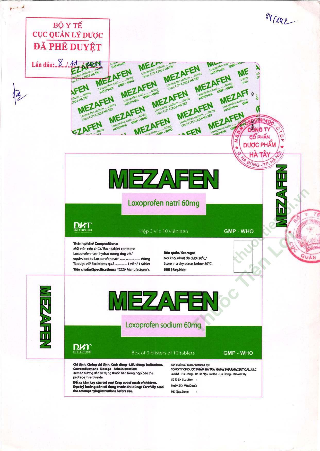 Mezafen Dht (H/30V) 1 Mezafen Dht (H/30V)