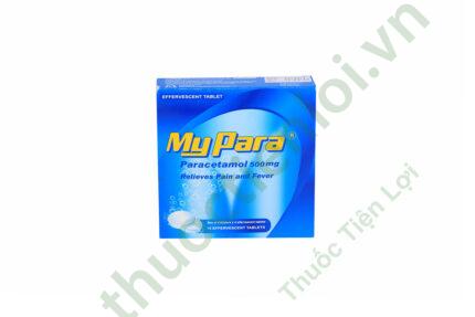 Mypara Paracetamol 500Mg Sủi (H/16V)