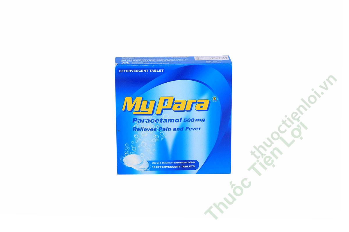 Mypara Paracetamol 500Mg Sủi (H/16V) 1 Mypara Paracetamol 500Mg Sủi (H/16V)