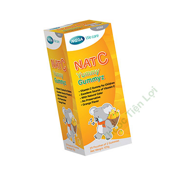 Nat C Yummy Gummyz H/25 - MEGA