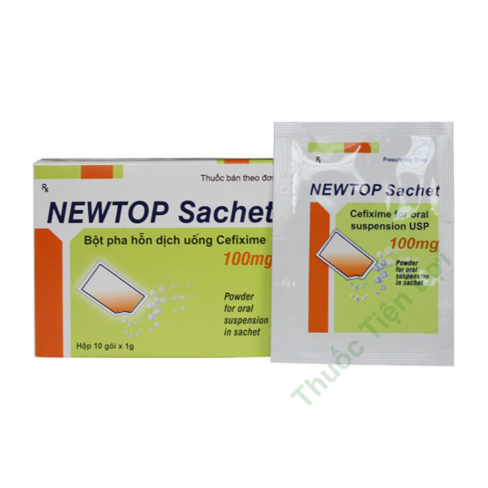 Newtop Sachet Cefixim 100Mg Maxim Pharm (H/10G/1Gr)