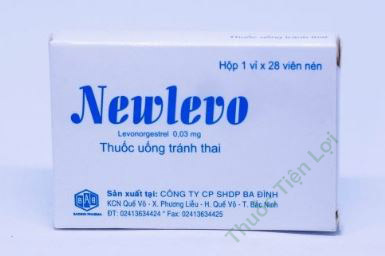 Ngừa Thai Newlevo Trắng - Badinh Pharma (H/28V)