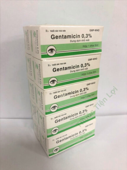 Gentamycin 0.3% - Vidipha Nhỏ Mắt (L/10C/5ML)