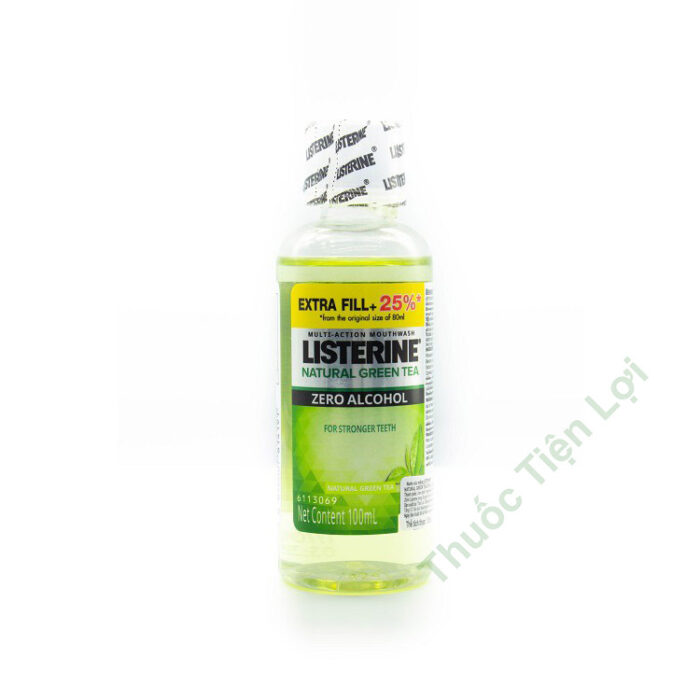 Listerine Greentea Zero Alcohol (C/100ML) Nước Súc Miệng