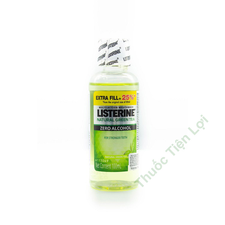 Listerine Greentea Zero Alcohol (C/100ML) Nước Súc Miệng 1 Listerine Greentea Zero Alcohol (C/100ML) Nước Súc Miệng