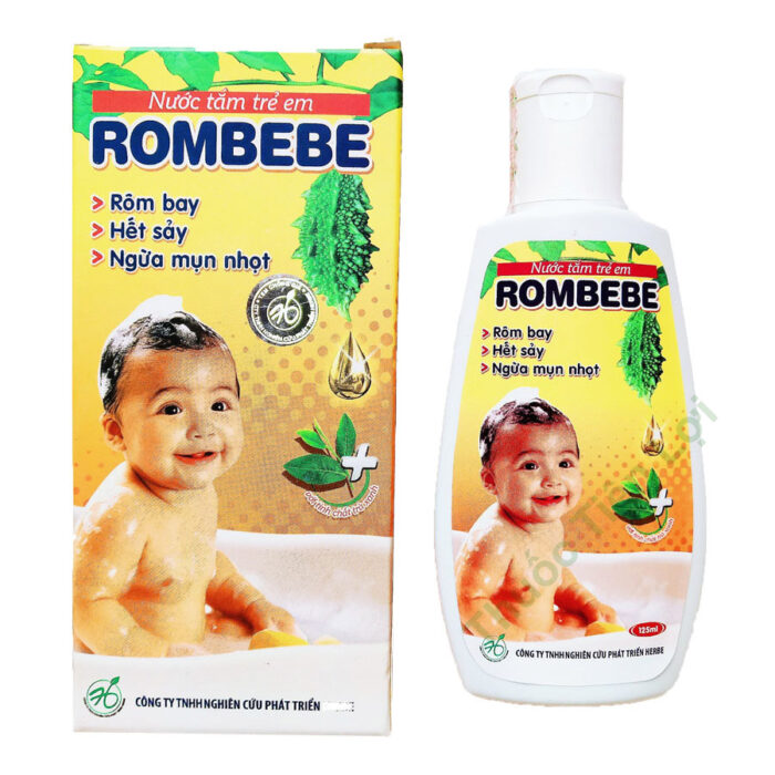 Rombebe Nước Tắm Trẻ Em (C/125ML)