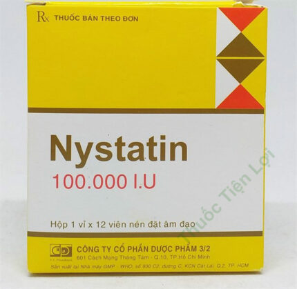 Nystatin 100.000 IU Đặt F.T (H/12V)