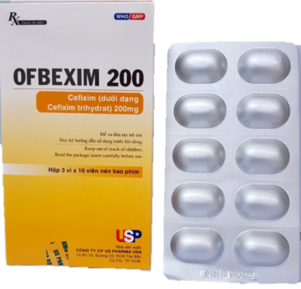 Ofbexim Cefixim 200Mg USP (h/30v)