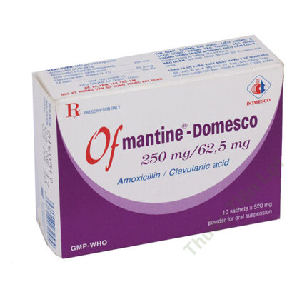 Ofmantine 250Mg/62.5Mg Domesco (H/10G)