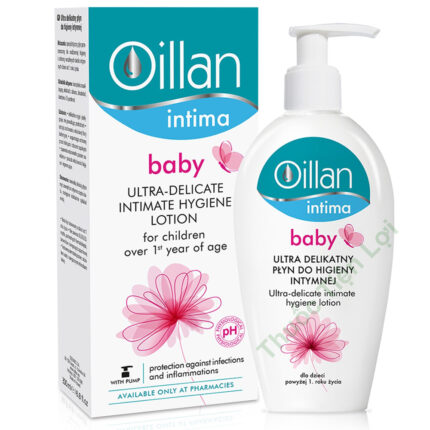 Oillan Intima Baby - Dung Dịch Vệ Sinh Vùng Kín Cho Bé Gái Từ 1 Tuổi Trở Lên ( Chai 200ML )