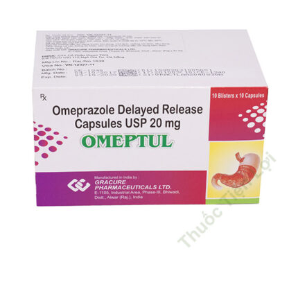 Omeptul Omeprazol 20Mg (H/100V)(Vỉ Bấm)