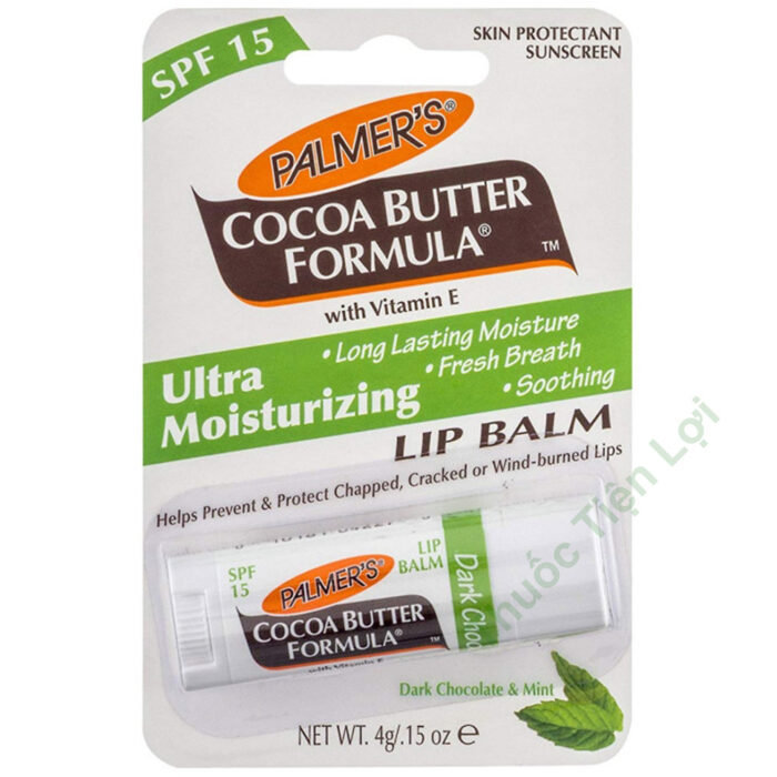 PalmerS Lip Balm SPF 15 Dark Chocolate&Mint 4G