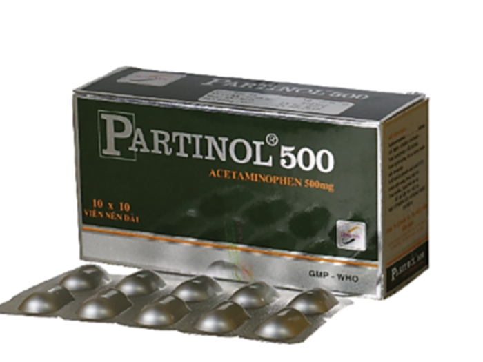 Partinol Acetaminophen 500Mg Đông Nam (h/100v)
