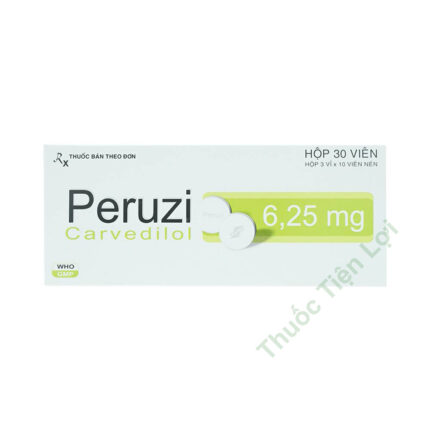 Peruzi Carvedilol 6.25Mg Davipharm (H/30V)