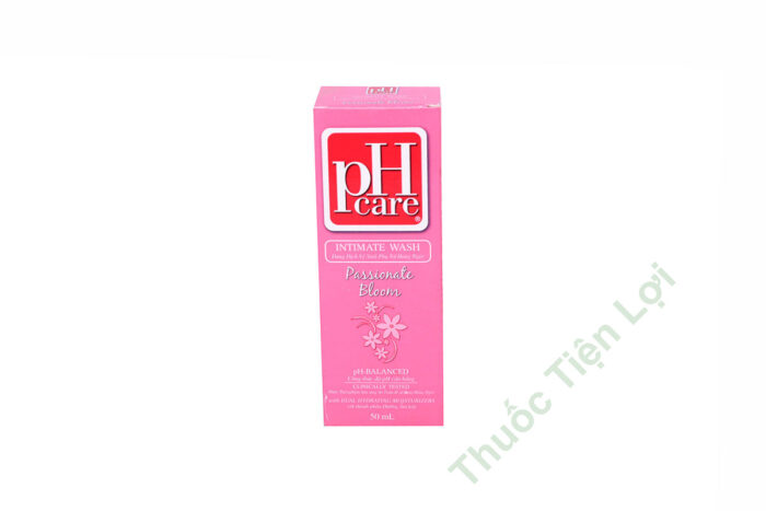 pH Care Intimate Wash Passionate Bloom - Unilab (L/50ML) (Hồng)