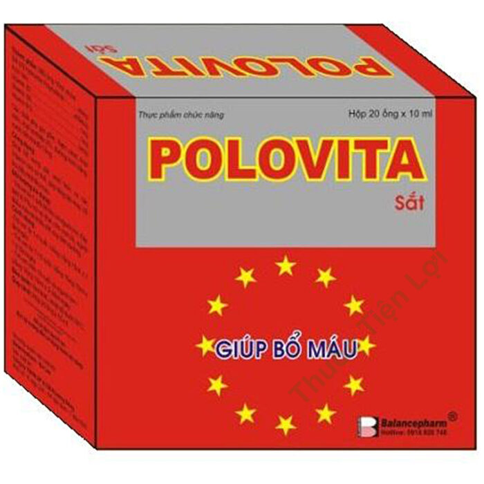 Polovita Sắt 4 Vỉ X 5 Ống 10ML