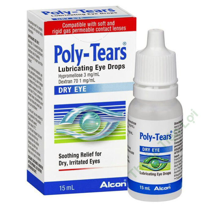 Poly-Tears Lubricating Eye Drops - Alcon (H/10ML)